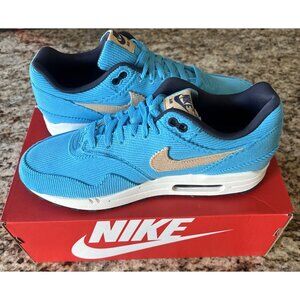 Nike Air Max 1 Premium Baltic Blue Corduroy size 10.5 DEAD STOCK